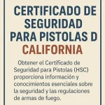 California Handgun Safety Certificate in Spanish
