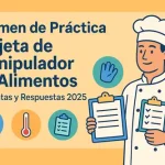 Food Handlers Card Practice Test Questions in Spanish